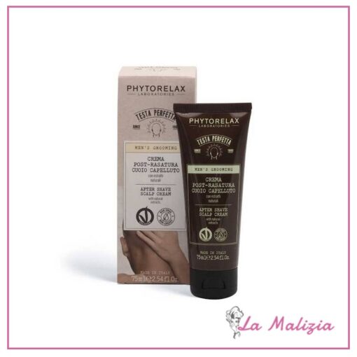 Phytorelax Uomo trattamento testa perfetta crema post-rasatura 75 ml