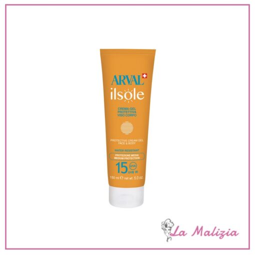 Arval Il Sole Crema-Gel Protettiva Viso e Corpo spf 15 150 ml