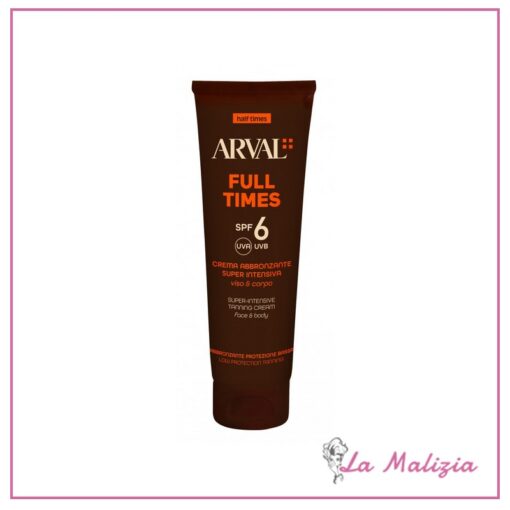 Arval Full Times crema abbronzante super intensiva viso e corpo SPF 6 150 ml