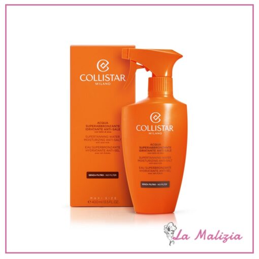 Collistar Solari Acqua Superabbronzante Idratante Anti-Sale Senza Filtro 400 ml