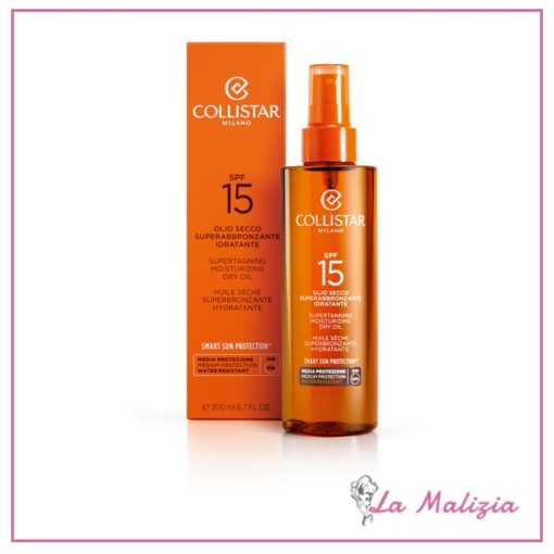 Collistar Solari Olio Secco Superabbronzante Idratante spf 15 200 ml