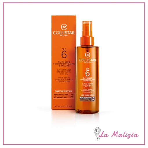 Collistar Solari Olio Secco Superabbronzante Idratante spf 6 200 ml