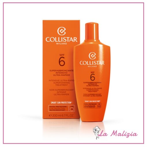 Collistar Solari Superabbronzante Intensivo Ultra-Rapido spf 6 200 ml