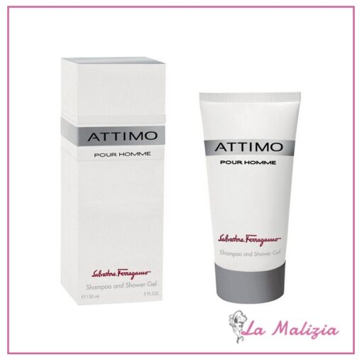 Salvatore Ferragamo Attimo pour homme shampoo and shower gel 150 ml