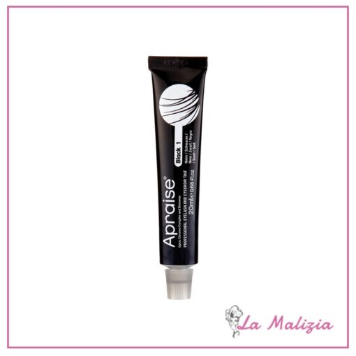 Apraise colorazione professionale per ciglia & sopracciglia n° 1 Black 20 ml