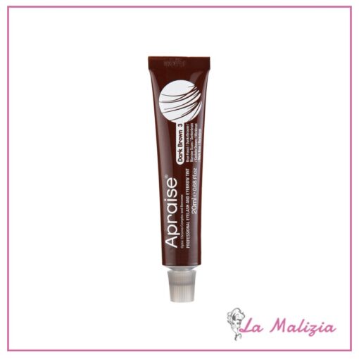 Apraise colorazione professionale per ciglia & sopracciglia n° 3 Dark Brown 20 ml