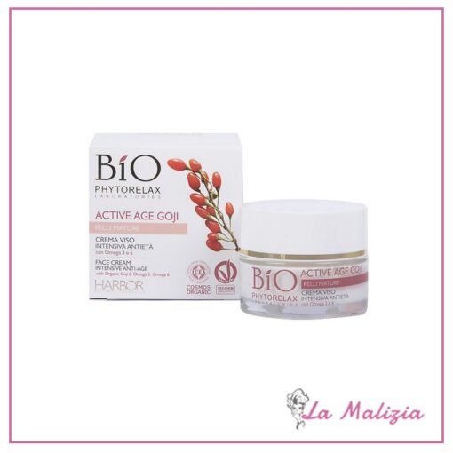 Phytorelax Bio Active Age Goji crema viso intensiva antietà 50 ml