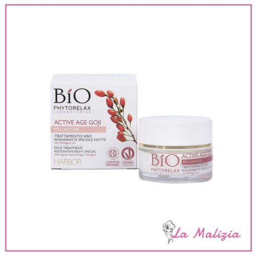 Phytorelax Bio Active Age Goji trattamento rigenerante speciale notte 50 ml
