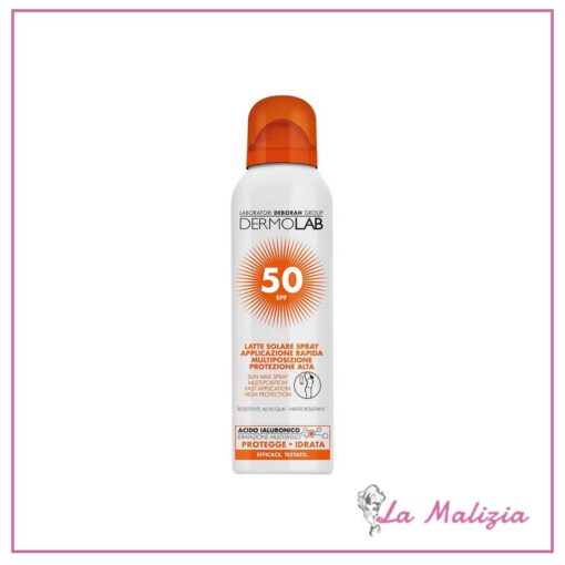 Dermolab Latte Solare Spray Protezione Alta spf 50 150 ml