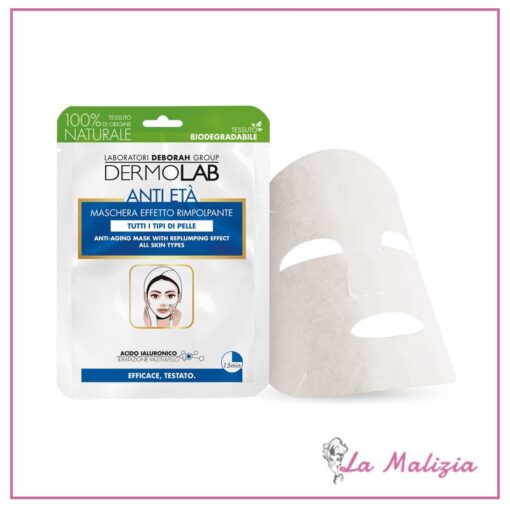 Dermolab Maschera Effetto Rimpolpante Anti Età in tessuto