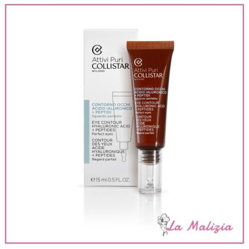 Collistar Attivi Puri Contorno Occhi Acido Ialuronico + Peptidi 15 ml
