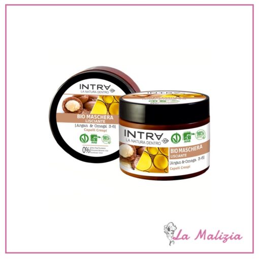 Intra Bio Maschera Lisciante Capelli Crespi 250 ml