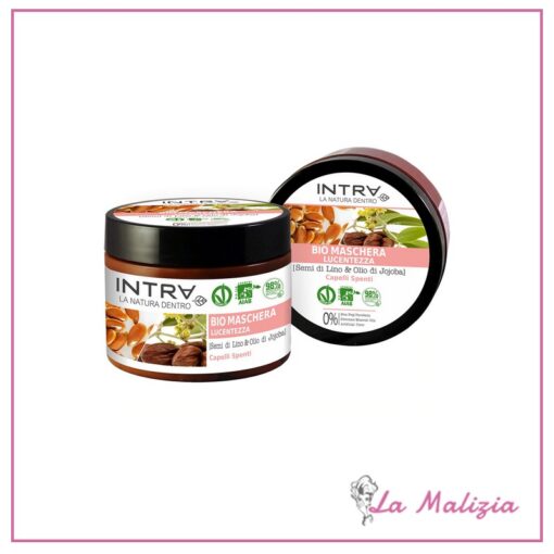 Intra Bio Maschera Lucentezza Capelli Spenti 250 ml