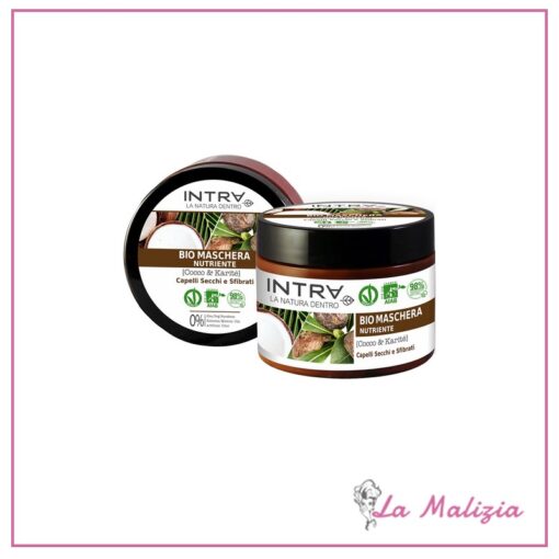 Intra Bio Maschera Nutriente Capelli Secchi e Sfibrati 250 ml