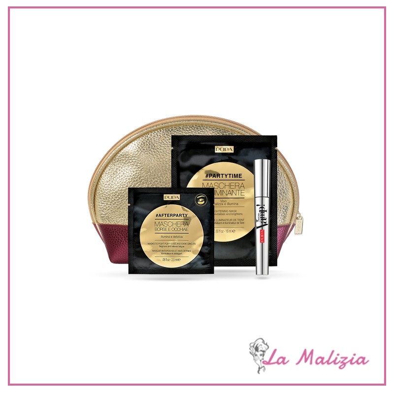 Pupa Set Mascara Vamp Maschera Illuminante Patch Occhi Defaticante La Malizia