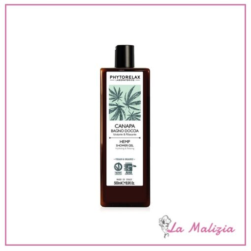Phytorelax Canapa bagno doccia idratante rilassante 500 ml
