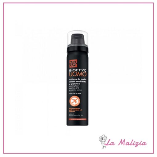 Bioetyc Uomo Schiuma da Barba Azione Emolliente e Protettiva 75 ml