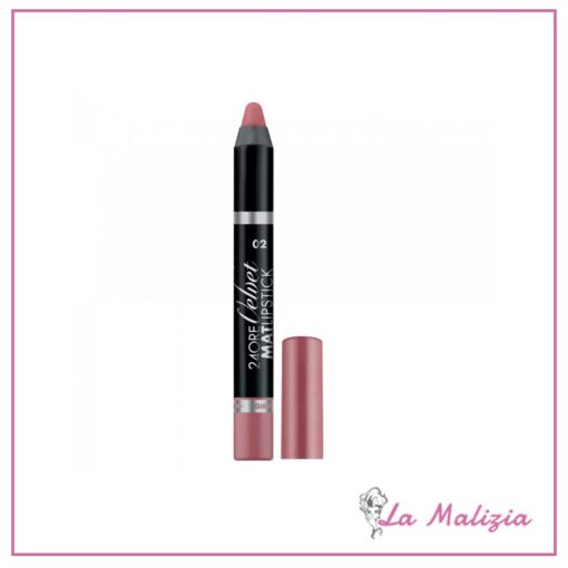 Deborah 24 Ore Velvet Mat Lipstick n° 02 Nude Rose