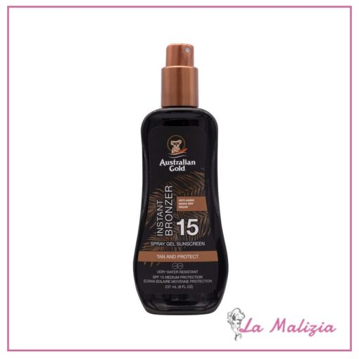 Australian Gold Spray Gels Instant Bronzer spf 15 237 ml