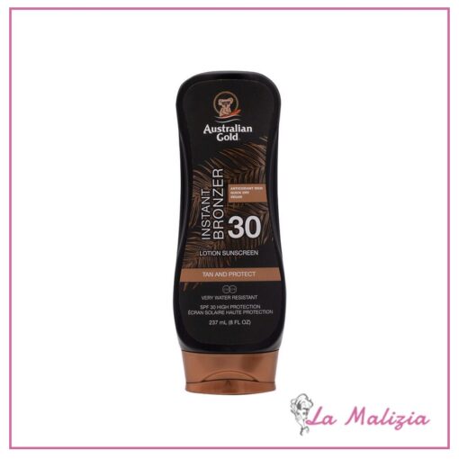 Australian Gold Lozione Solare Instant Bronzer spf 30 237 ml