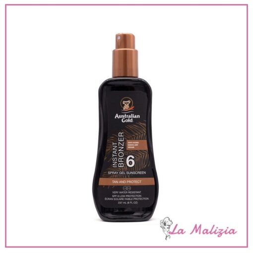 Australian Gold Spray Gels Instant Bronzer spf 6 237 ml