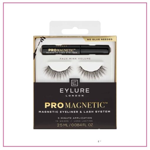 Eylure Ciglia Magnetiche Effetto Visone Con Eyeliner Magnetico Per Ciglia Finte – Volume
