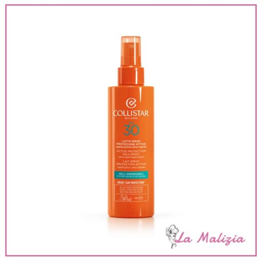 Collistar Solari Latte Spray Protezione Attiva Pelli Ipersensibili SPF 30 200 ml