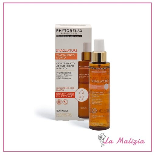 Phytorelax Smagliature Trattamento d'Urto Concentrato Attivo Corpo Bifasico 150 ml