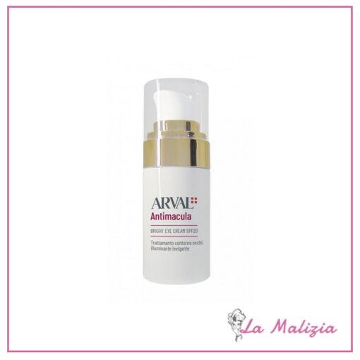 Arval Antimacula Bright Eye Cream Trattamento Contorno Occhi Illuminante Levigante SPF20 15 ml