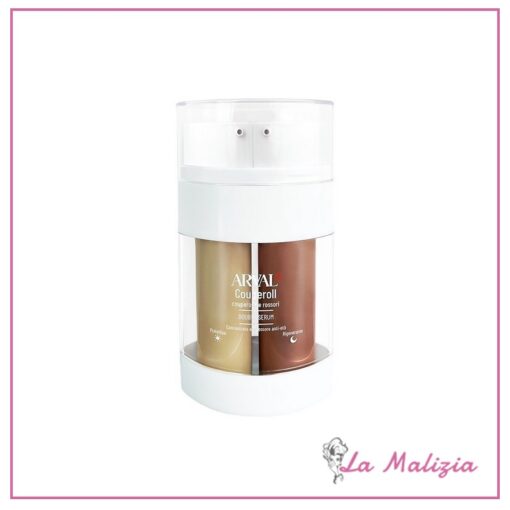 Arval Couperoll Double Serum Concentrato antirossore Anti-Età Protettivo Giorno - Rigenerante Notte 2x15 ml
