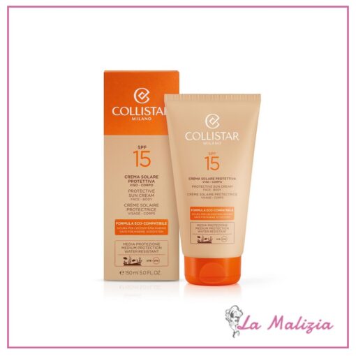Collistar Solari Crema Solare Protettiva SPF 15 Eco-Compatibile 150 ml