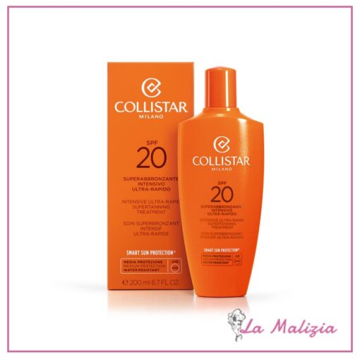 Collistar Solari Superabbronzante Intensivo Ultra-Rapido SPF 20 200 ml