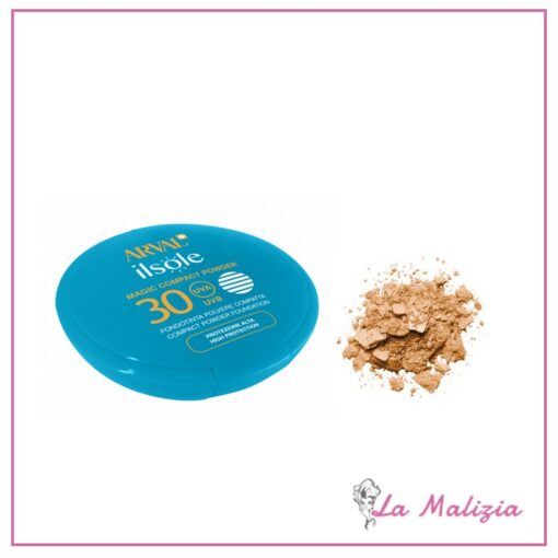 Arval Il Sole Magic Compact Power Fondotinta Polvere Compatta SPF 30 N 01 Beige Ambrato 8 ml
