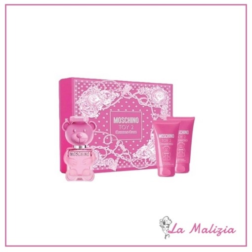 Moschino Toy 2 Bubble Gum cofanetto edt 50 ml spray+bagno schiuma 50 ml+latte corpo 50 ml