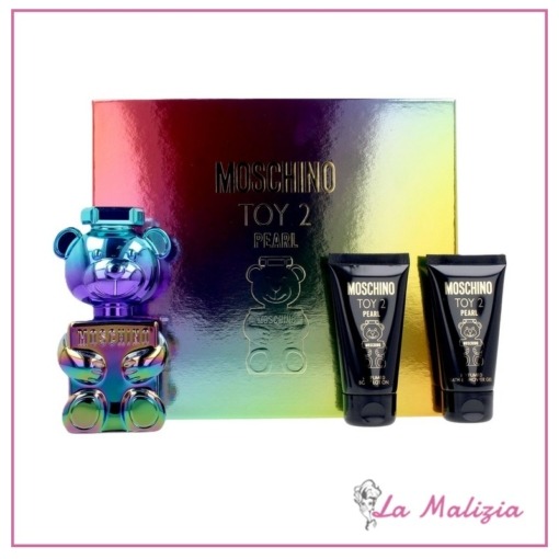 Moschino Toy 2 Pearl cofanetto edp 50 ml spray+bagno schiuma 50 ml+latte corpo 50 ml