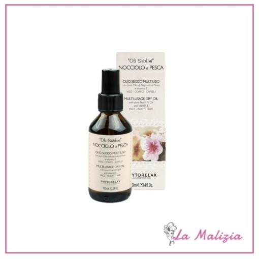 Phytorelax olio secco multiuso Nocciolo di Pesca 100 ml spray
