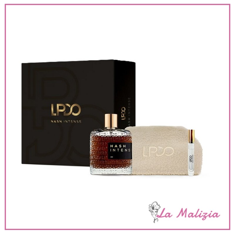 Lpdo Hash Intense cofanetto edp intense 100 ml + 10 ml + pochette