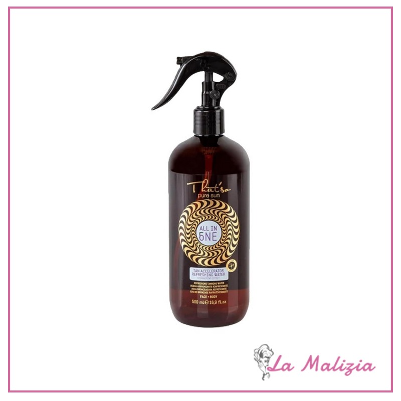 That'so pure sun All in one acqua abbronzante rinfrescante viso+corpo 500 ml