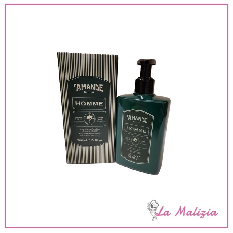 L'Amande Homme Bagno Doccia Energizzante 300 ml