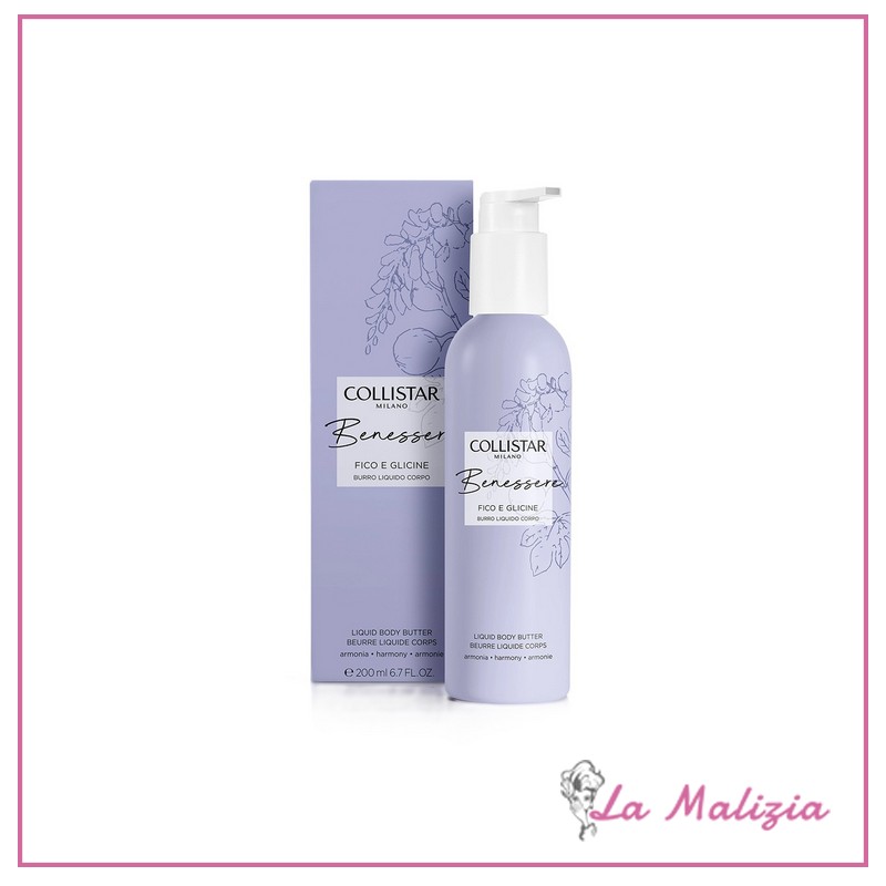 Collistar Benessere Fico e Glicine Burro Liquido Corpo  200 ml