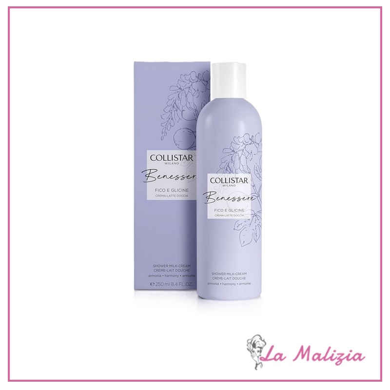 Collistar Benessere Fico e Glicine Crema-Latte Doccia 250 ml
