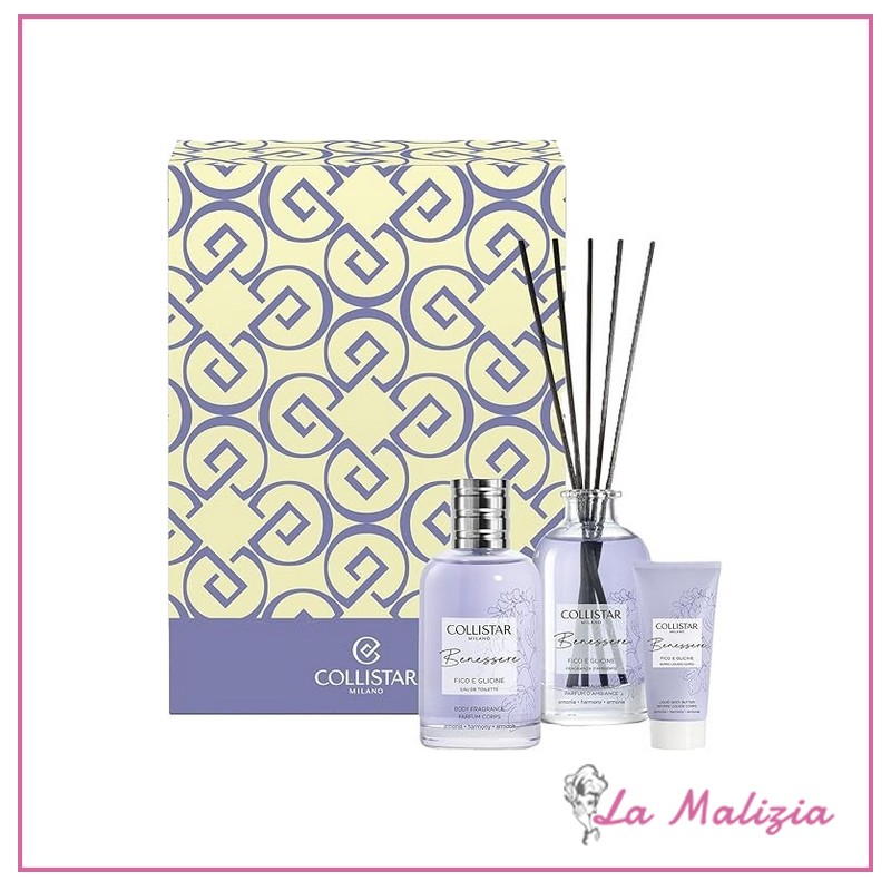 Collistar Benessere  Fico e Glicine conf. edt+burro corpo+fragranza ambiente