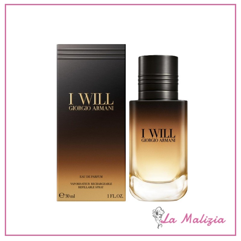 Armani I Will edp 30 ml spray ricaricabile