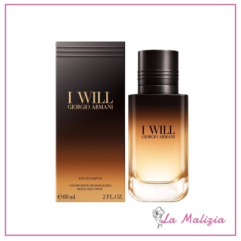 Armani I Will edp 60 ml spray ricaricabile