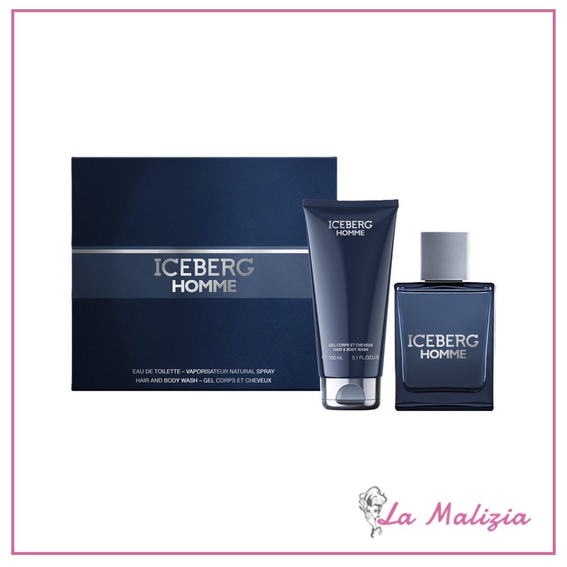 Iceberg Homme for him edt cofanetto 100 ml+gel doccia corpo e capelli150 ml