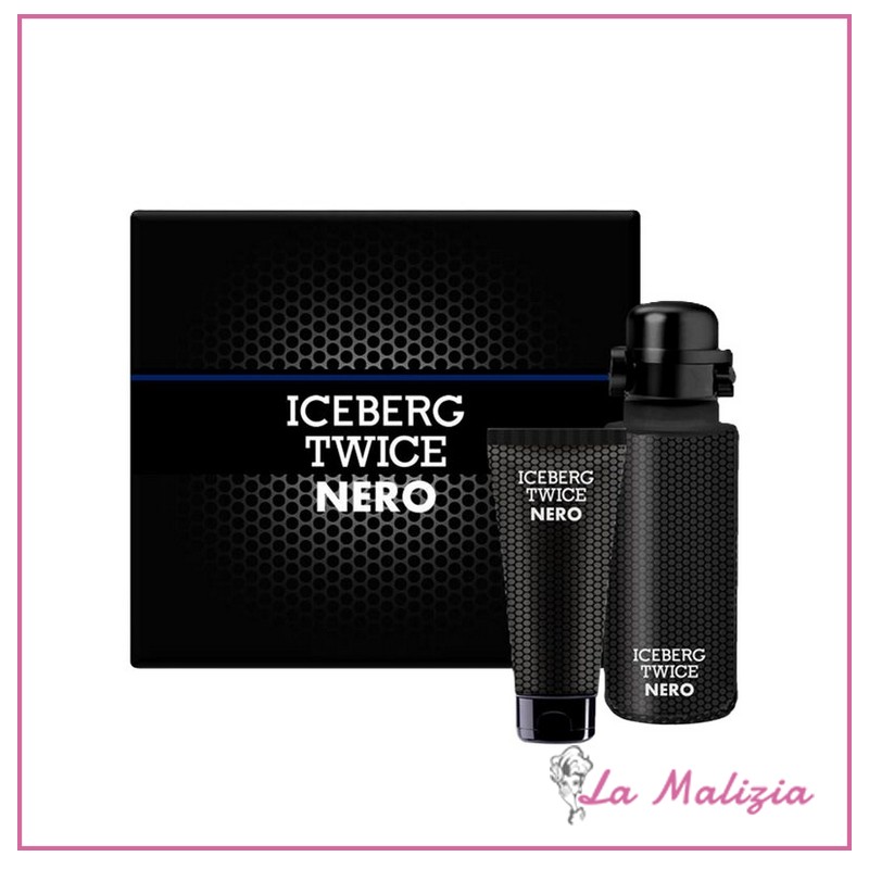 Iceberg Twice Nero edt cofanetto 125 ml + gel doccia 100 ml