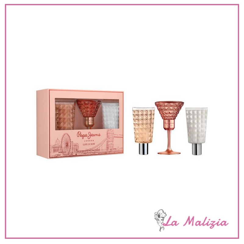 Pepe Jeans London Life Is Now for her edp cofanetto 30 ml+shower gel 50 ml+body lotion 50 ml