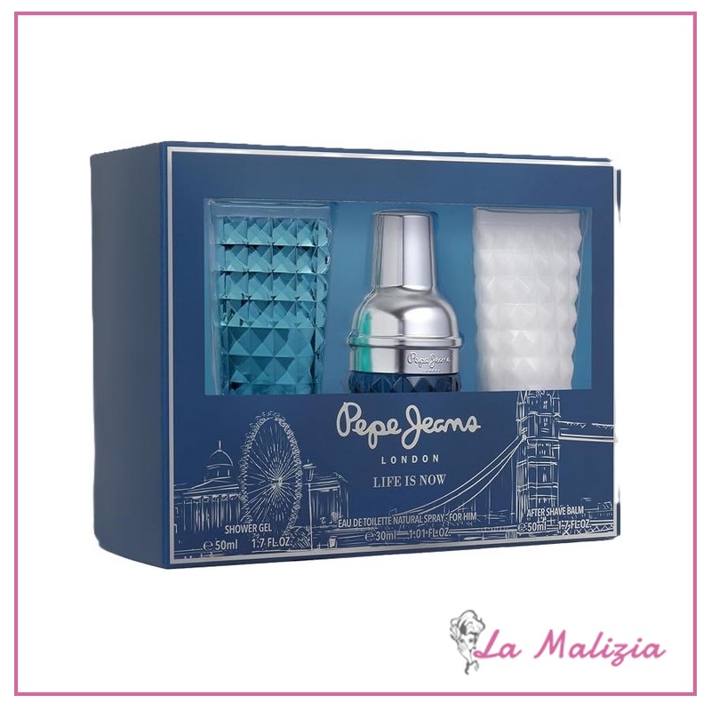 Pepe Jeans London Life is Now for him edt cofanetto 30 ml+shower gel 50 ml+after balm 50 ml